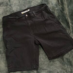 Caterpillar Black Carpenter Shorts - size 34.